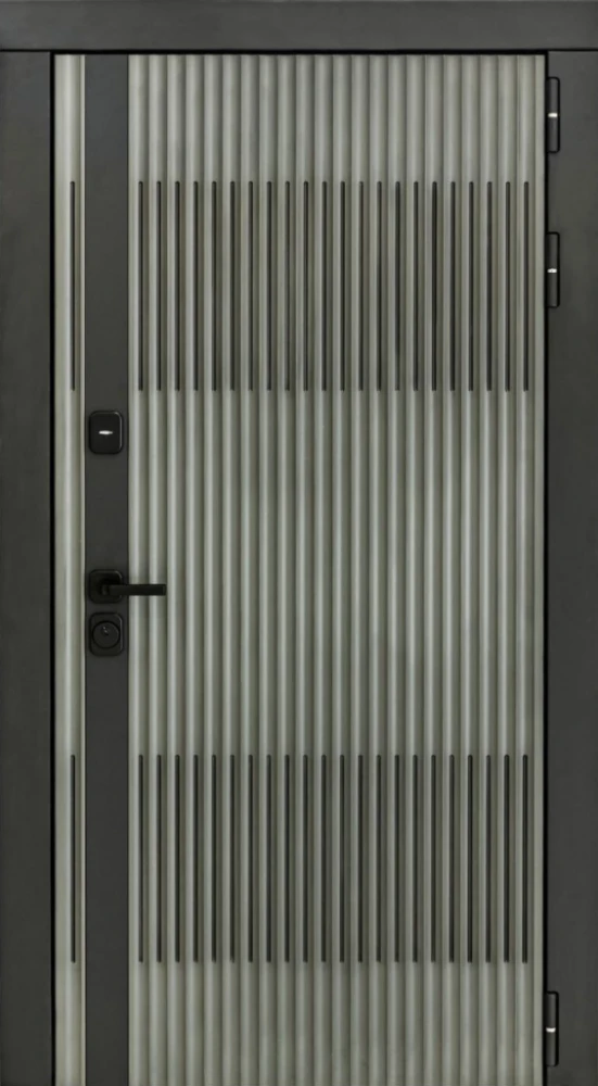 Входная дверь ДвериПРО Элфи ФЛ-700 (10мм, Ясень белый) DPRO225948 внешняя сторона